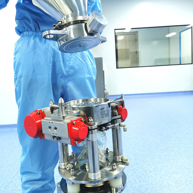 無菌スプリットバタフライバルブ