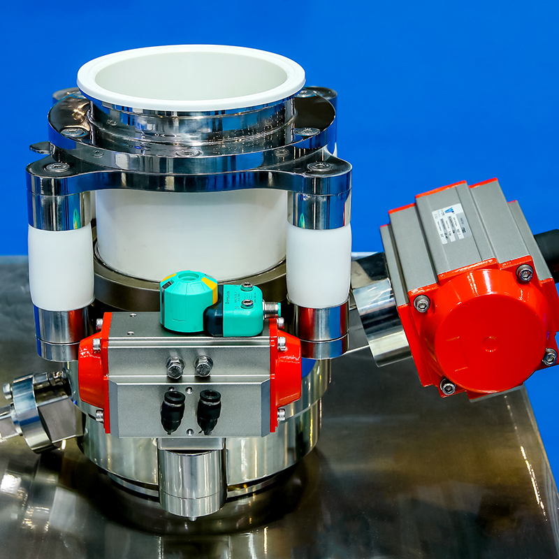 無菌スプリットバタフライバルブ